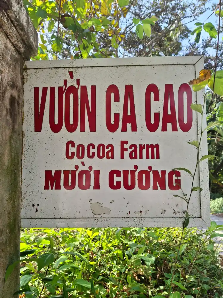 Cocoa Farm Signage